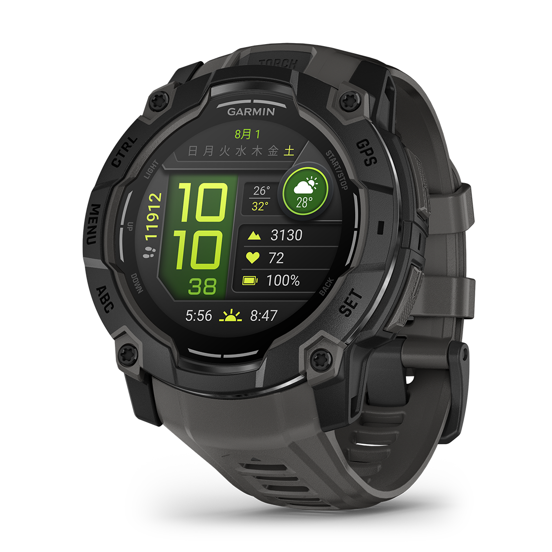 Instinct 3 AMOLED 50mm Black / Charcoal