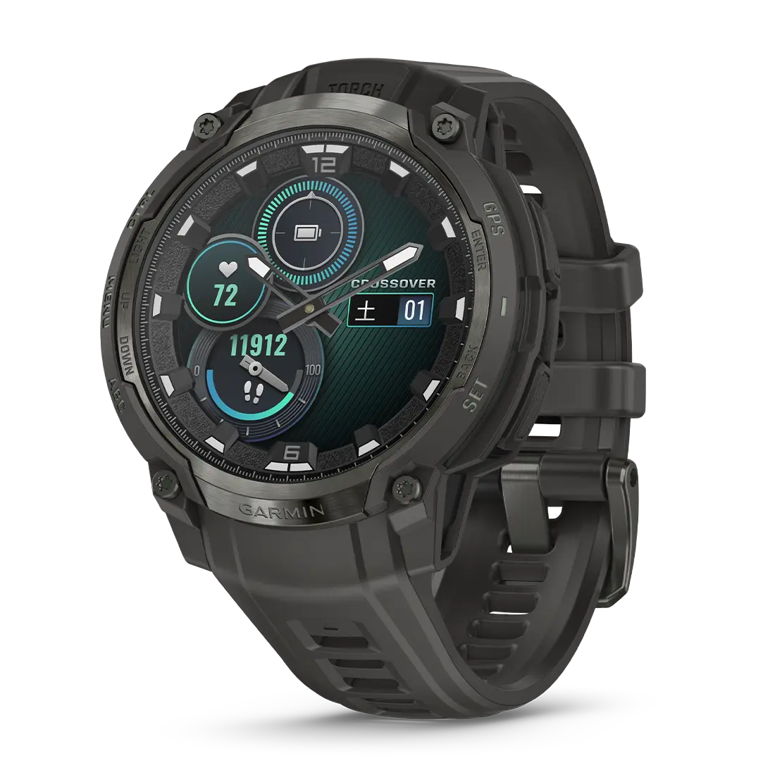 Instinct Crossover AMOLED Charcoal Grey