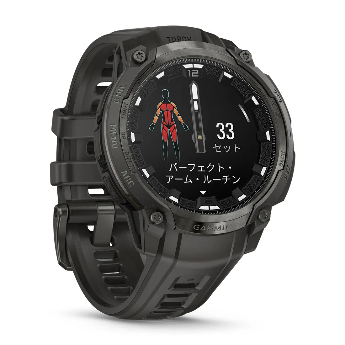 Instinct Crossover AMOLED Charcoal Grey 010-03398-30｜ガーミン