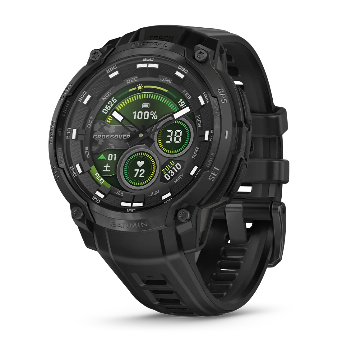GARMIN / ガーミン
Instinct Crossover AMOLED Tactical Black