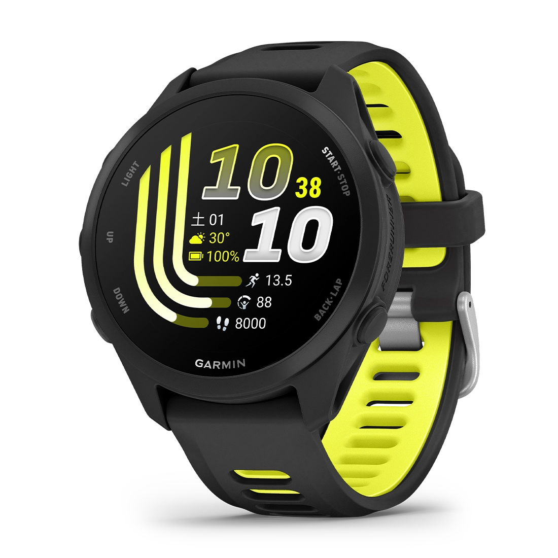 【予約注文】Forerunner 170 Music (フォアランナー) Black/Amp Yellow