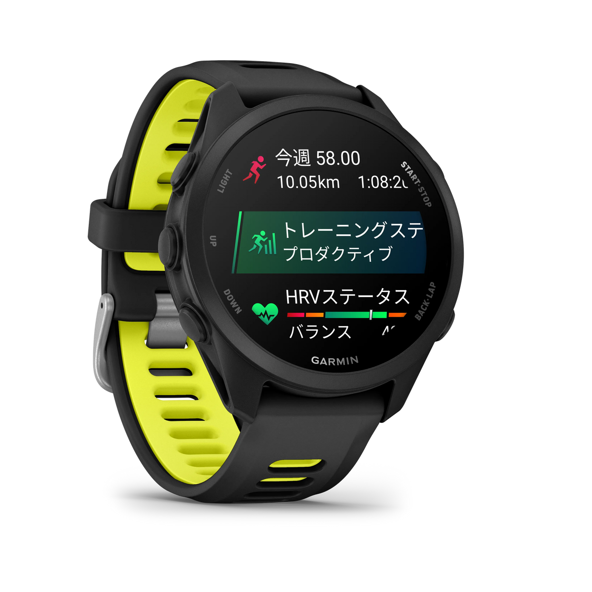 【予約注文】Forerunner 170 Music (フォアランナー) Black/Amp Yellow