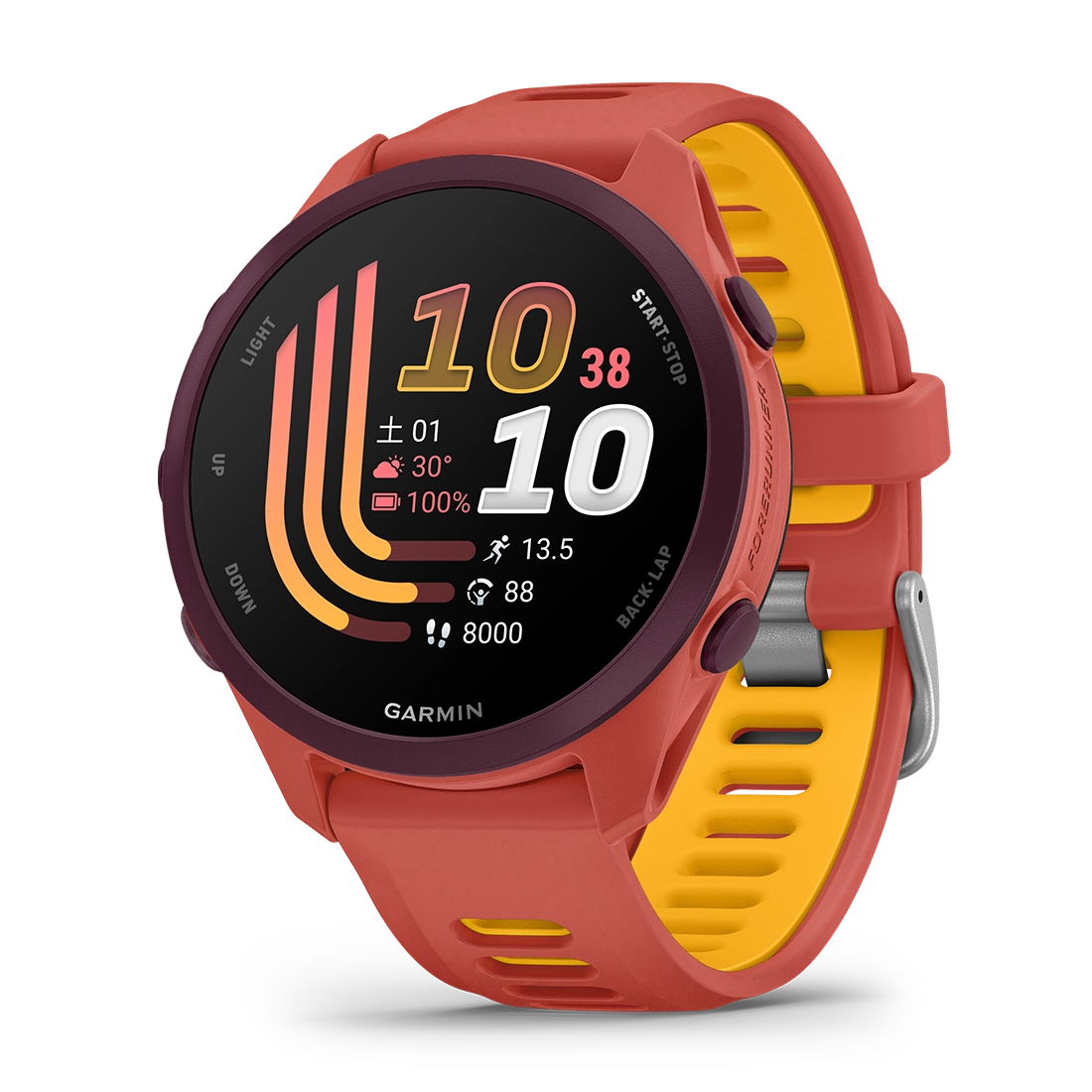 【予約注文】Forerunner 170 Music (フォアランナー) Red Pink/Mango