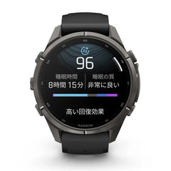 【予約注文】fenix 9 Pro Sapphire AMOLED 43mm DLC Ti / Black