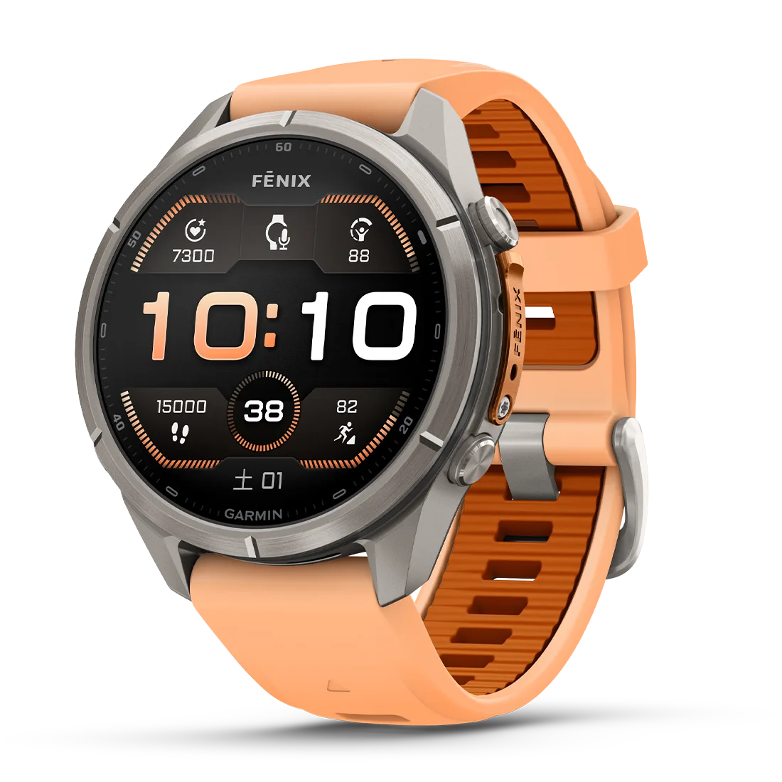 【予約注文】fenix 9 Pro Sapphire AMOLED 43mm Ti / Shell Pink