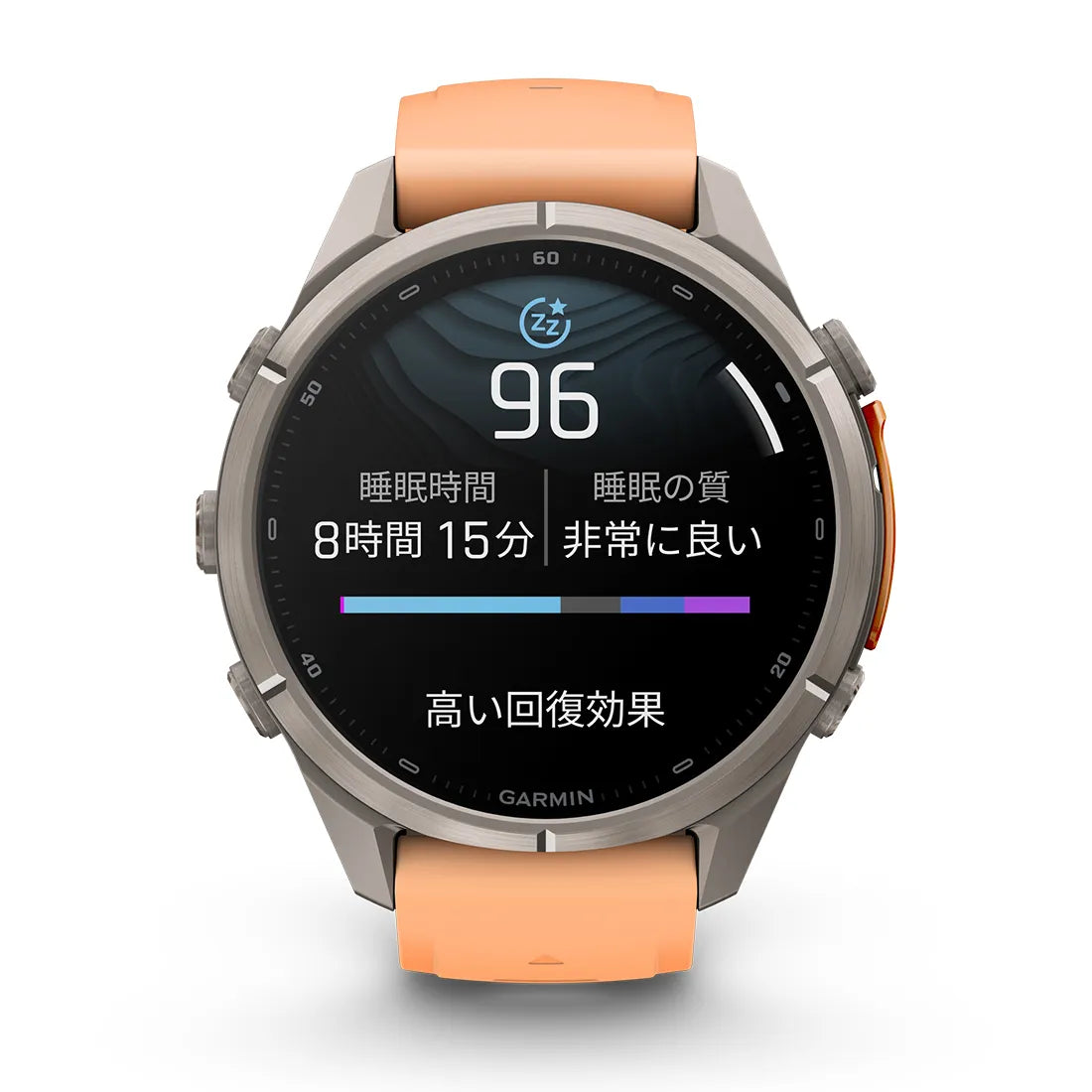 【予約注文】fenix 9 Pro Sapphire AMOLED 43mm Ti / Shell Pink
