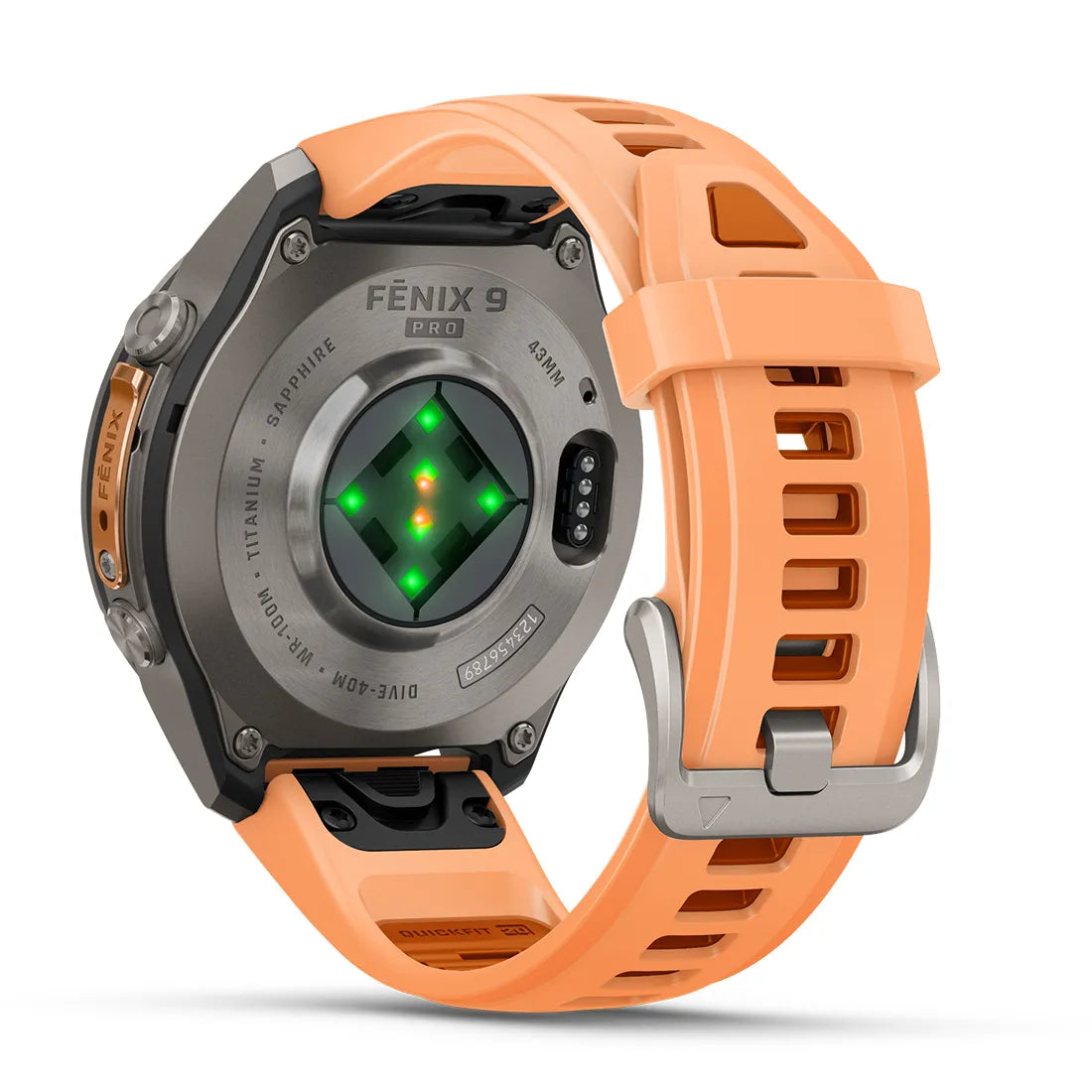【予約注文】fenix 9 Pro Sapphire AMOLED 43mm Ti / Shell Pink