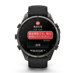 【予約注文】fenix 9 Pro inReach Sapphire AMOLED 47mm DLC Ti / Black