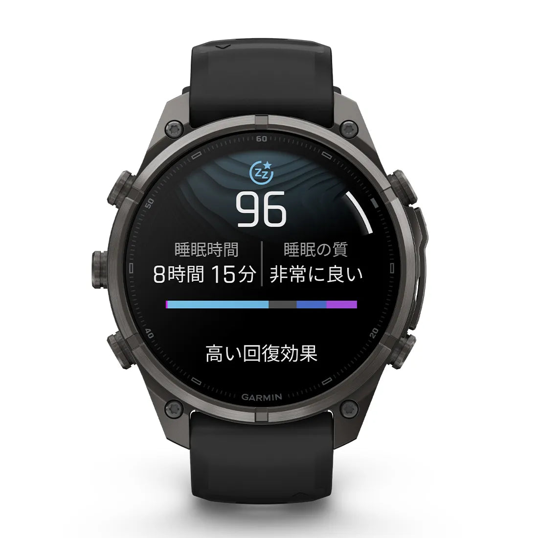 【予約注文】fenix 9 Pro Sapphire AMOLED 47mm DLC Ti / Black