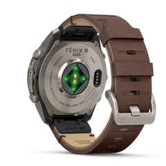 【予約注文】fenix 9 Pro inReach Sapphire AMOLED 47mm Ti / Leather Band