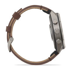 【予約注文】fenix 9 Pro inReach Sapphire AMOLED 47mm Ti / Leather Band