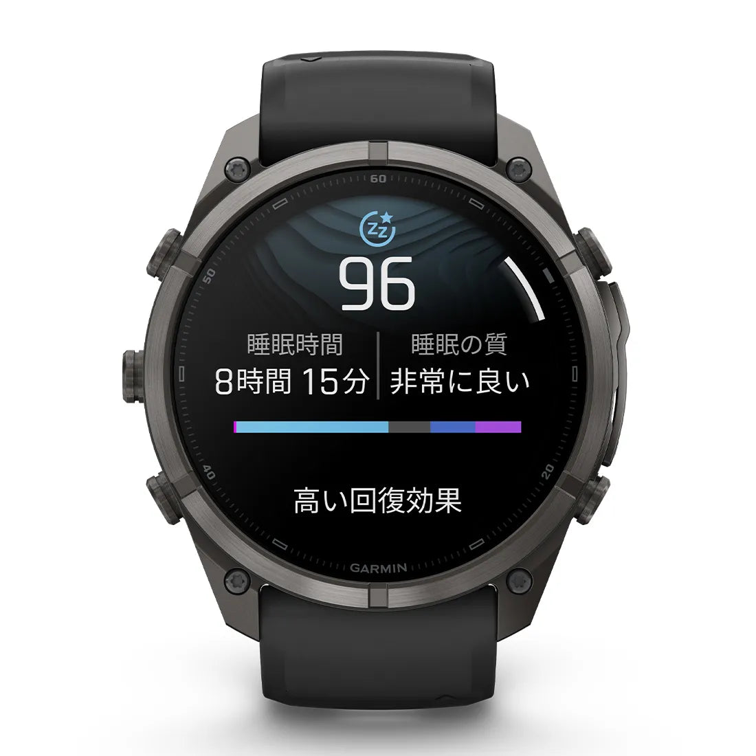 【予約注文】fēnix 9 Pro Sapphire AMOLED 51mm DLC Ti / Black