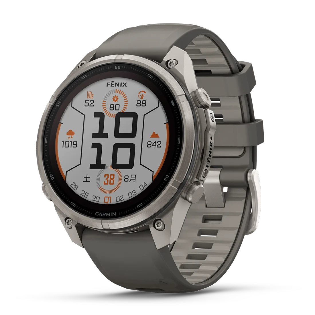 【予約注文】fēnix 9 Pro Sapphire Dual Power 47mm Ti / Pebble Gray