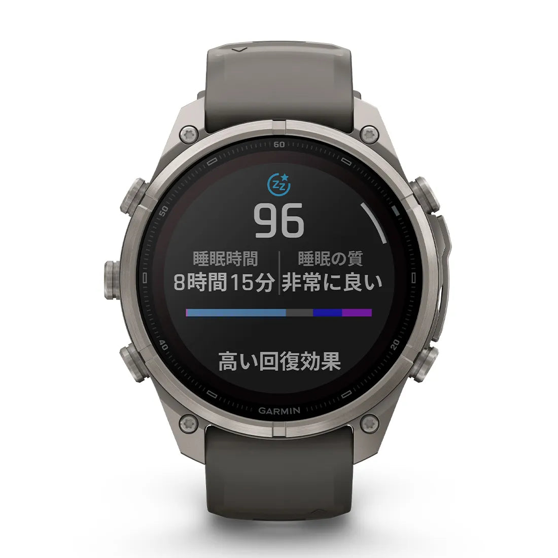 【予約注文】fēnix 9 Pro Sapphire Dual Power 47mm Ti / Pebble Gray