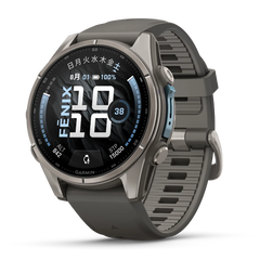 【予約注文】fēnix 9 Sapphire AMOLED 43mm Ti / Pebble Gray