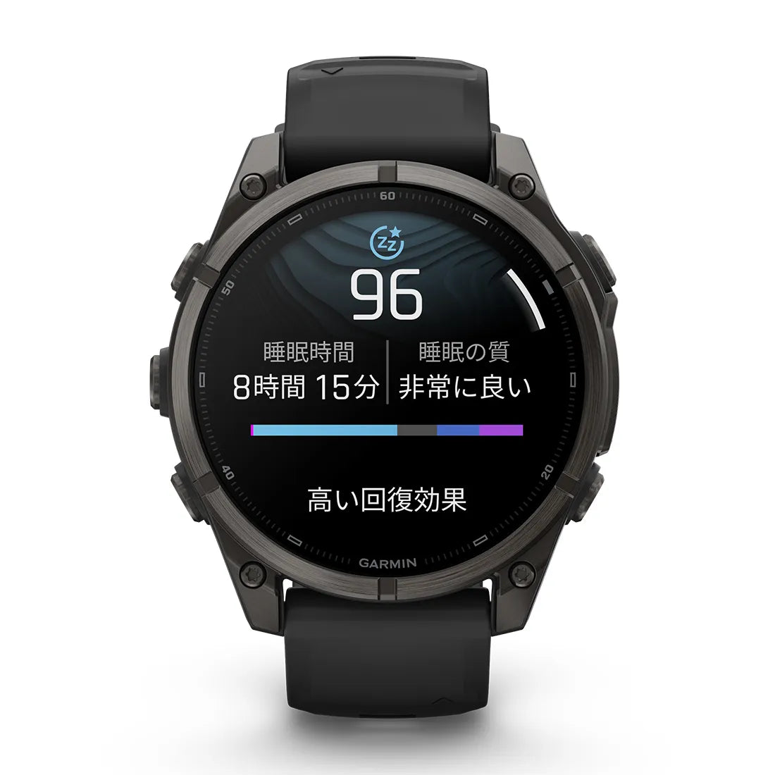 【予約注文】fēnix 9 Sapphire AMOLED 47mm DLC Ti / Black