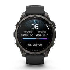 【予約注文】fēnix 9 Sapphire AMOLED 47mm DLC Ti / Black