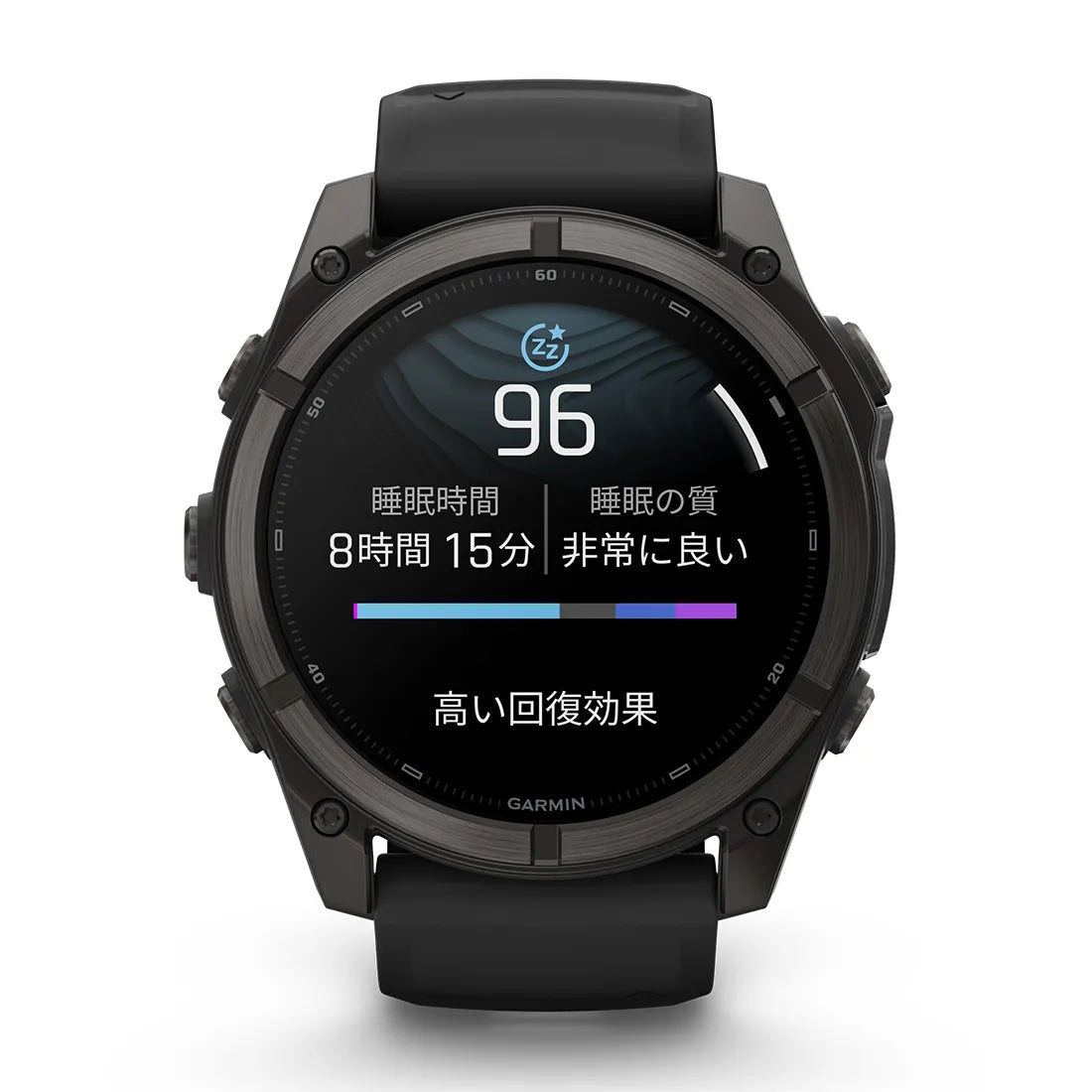 【予約注文】fēnix 9 Sapphire AMOLED 51mm DLC Ti / Black