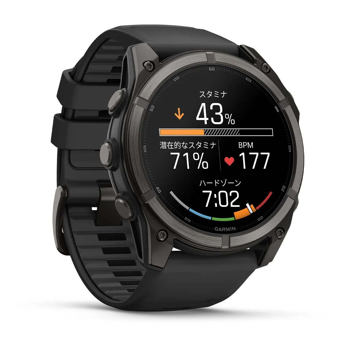 【予約注文】fēnix 9 Sapphire AMOLED 51mm DLC Ti / Black