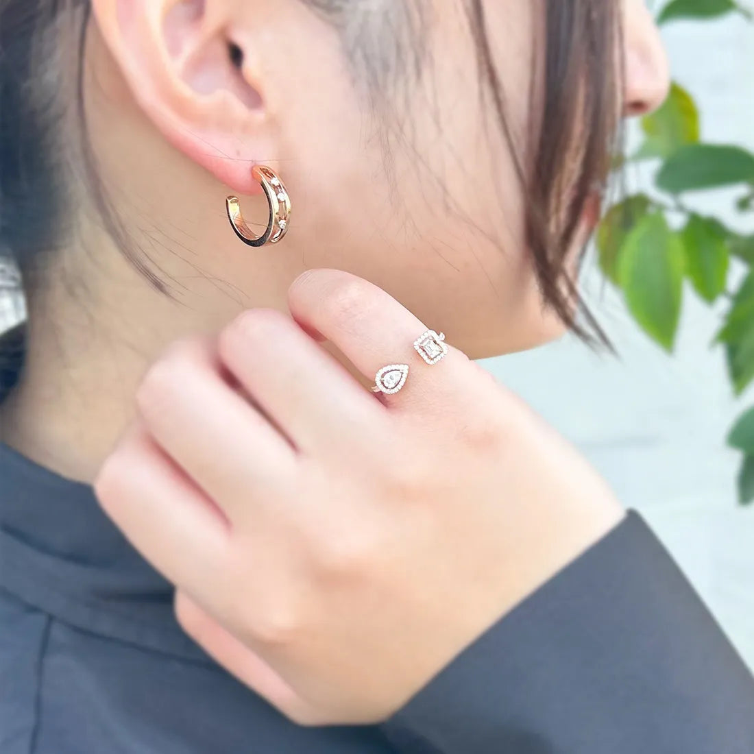 クレオール ムーヴ ピアス(04407-PG)|正規販売店のアイアイイスズ クレオール ムーヴ ピアス(04407-PG)|正規販売店のアイアイイスズ