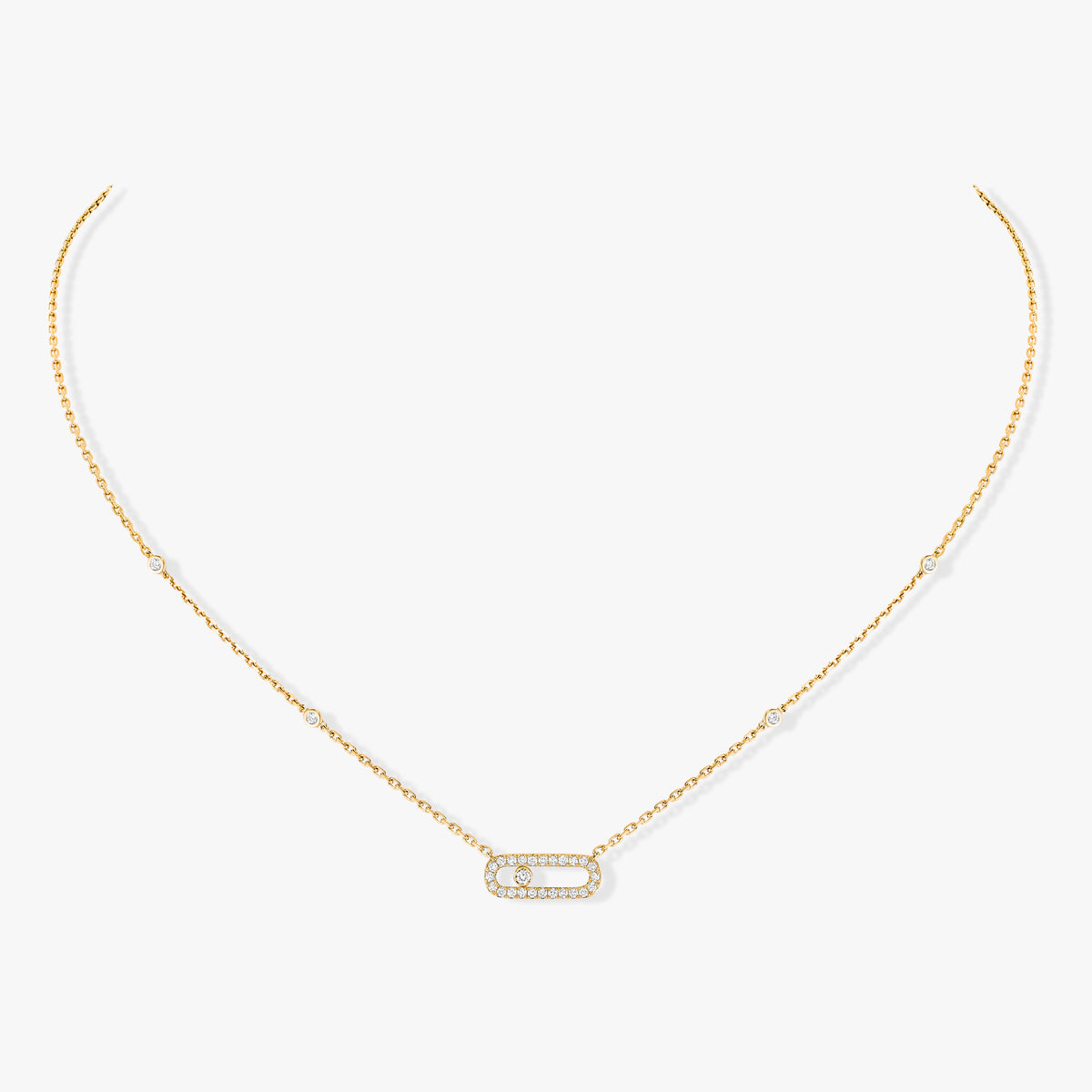 ムーヴ ウノ ダイヤモンド ネックレス