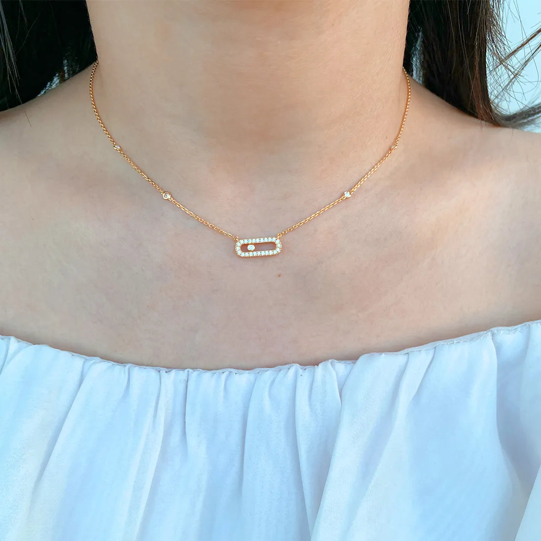 MESSIKA Move Uno LM PV NCK ネックレス ペンダント MESSIKA Move Uno MESSIKA Move Uno LM PV NCK ネックレス ペンダント MESSIKA Move Uno