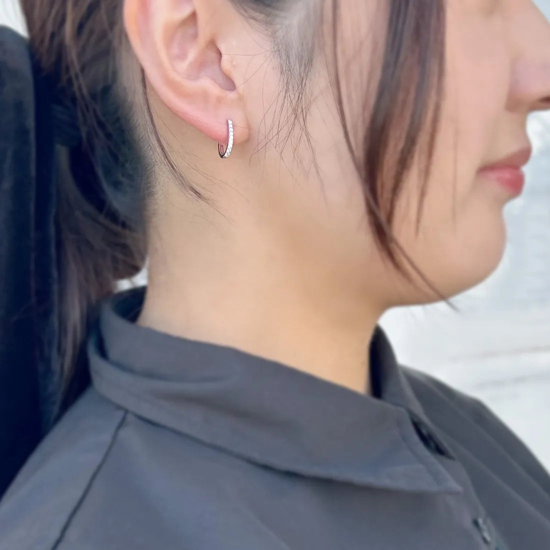 Gatsby hoop earrings XS