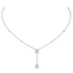 クラヴァット マイ ツイン  ネックレス  0.10ct × 2