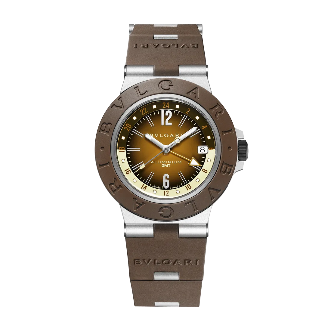 取り扱い終了 / ブルガリ アルミニウム Gmt フェンダー ウォッチ〈限定モデル〉
