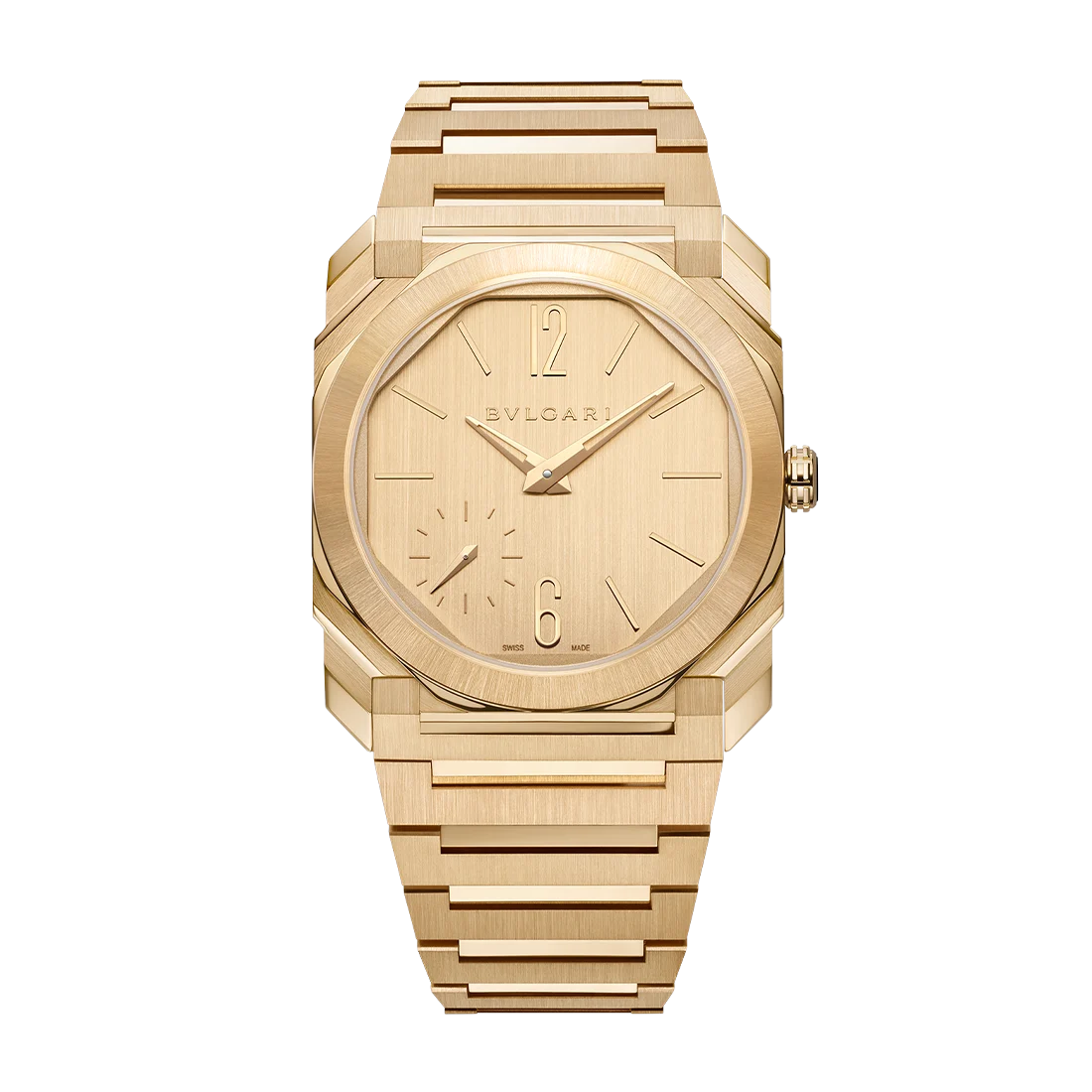 オクト フィニッシモ サテンポリッシュイエローゴールド 37mm