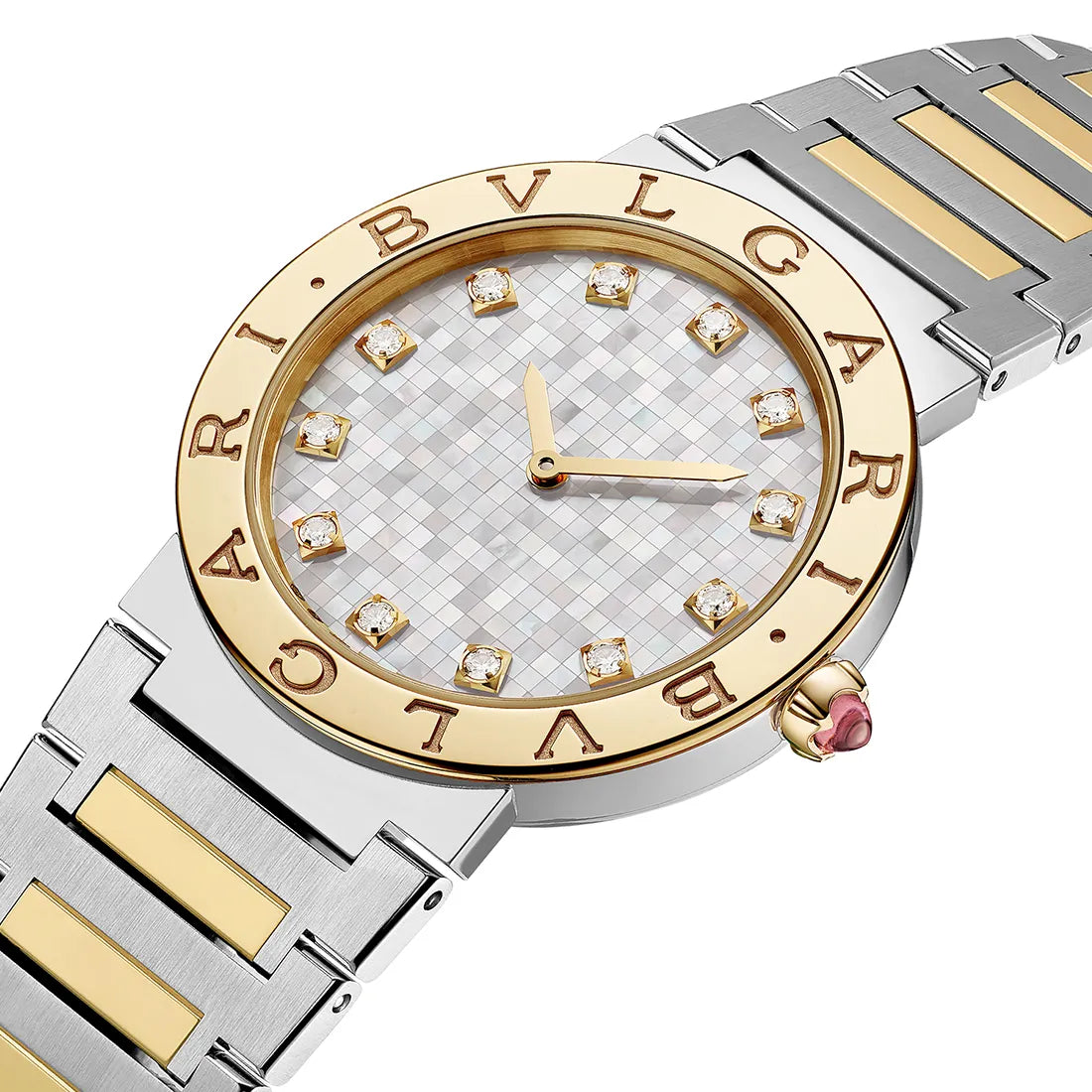 【超美品】BVLGARI ブルガリ ミレリゲ 2way イタリア製 ブルガリ モザイク ダイアル 104278｜ブルガリ – アイアイイスズ