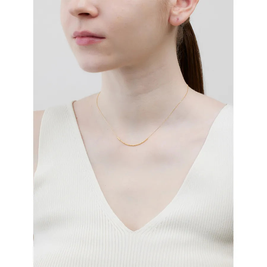 Haloネックレス ダイヤモンド ７P 40cm