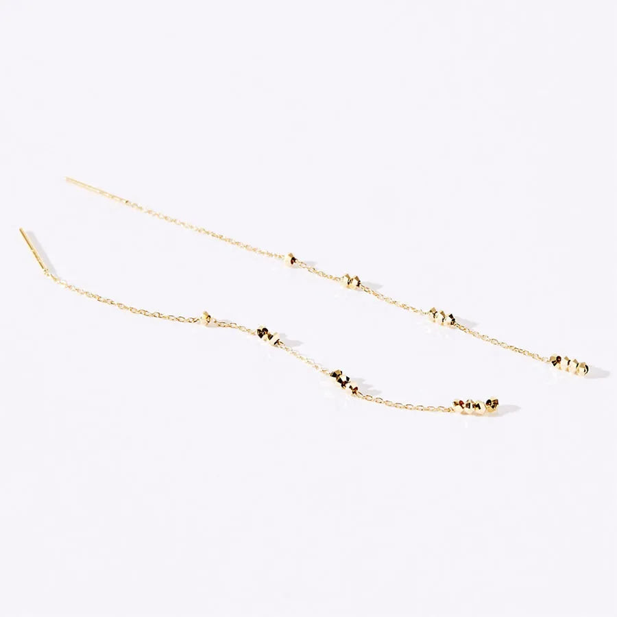 時の砂 チェーンピアス S