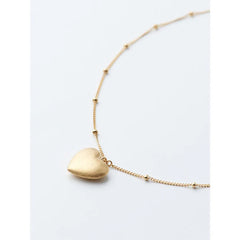 True Love ネックレススタッドチェーン40cm (ゴールドカラー)