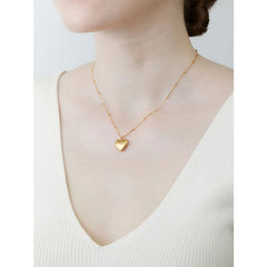 True Love ネックレススタッドチェーン40cm (ゴールドカラー)