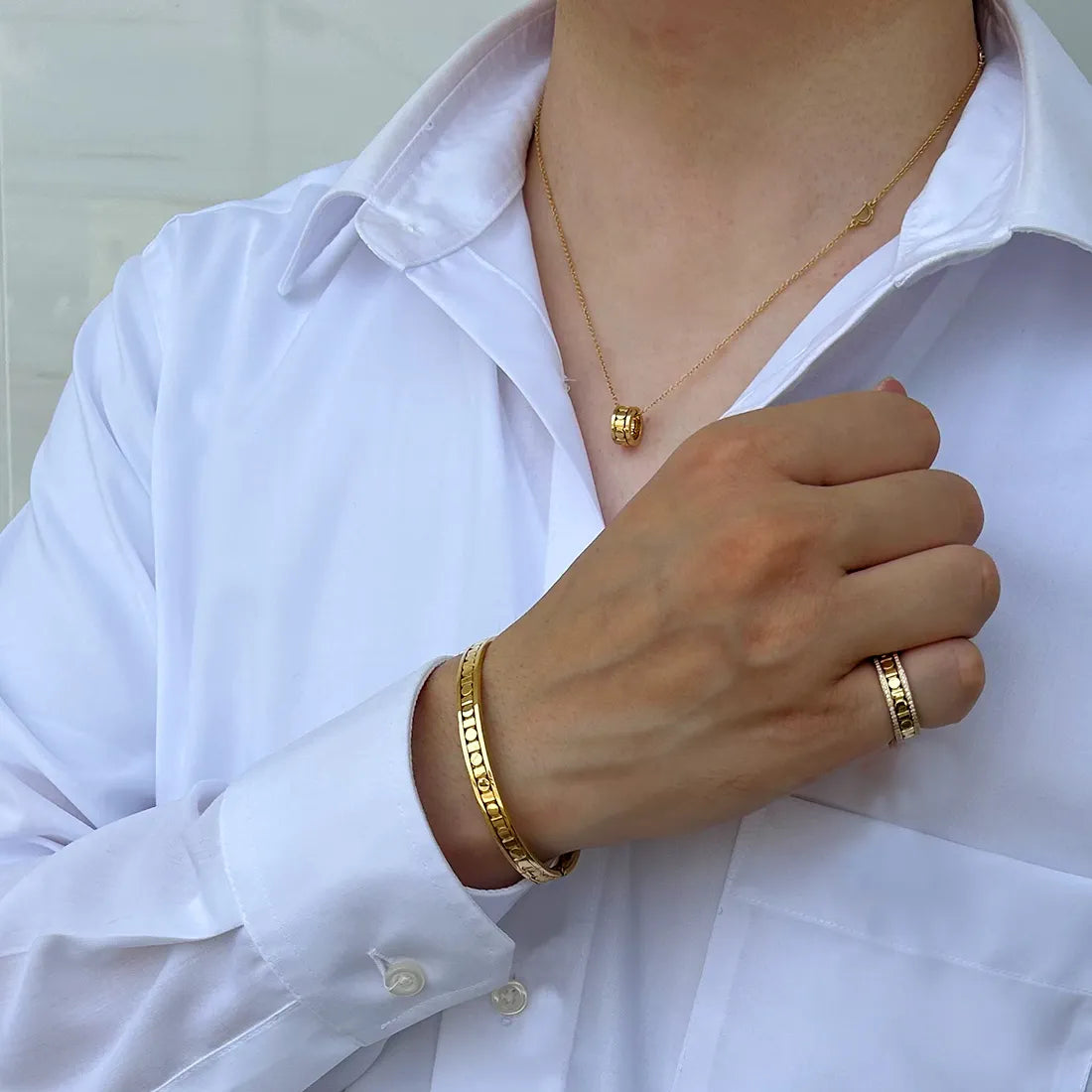 ベル エポック・リール ブレスレット(20095031)・リング(20093137)・ネックレス(20093322)コーディネート