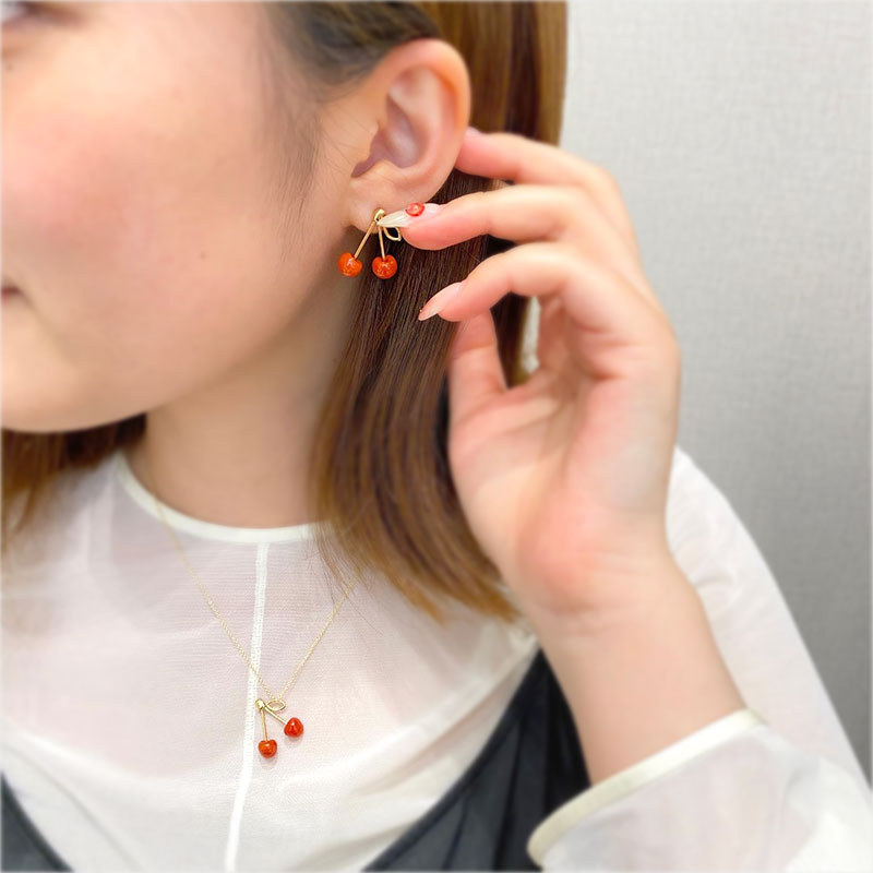 CEREZA EARRINGS cherry earrings