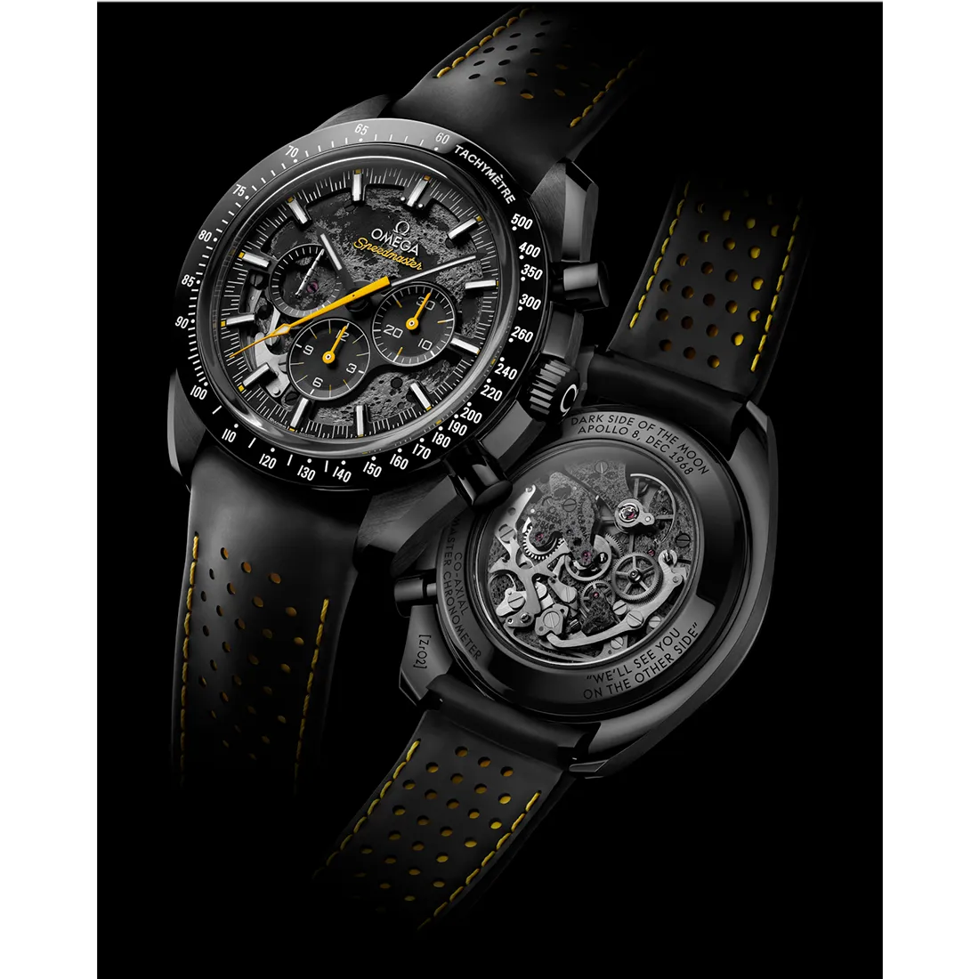 スピードマスター ダーク サイド オブ ザ ムー﻿ン アポロ8号 44.25MM