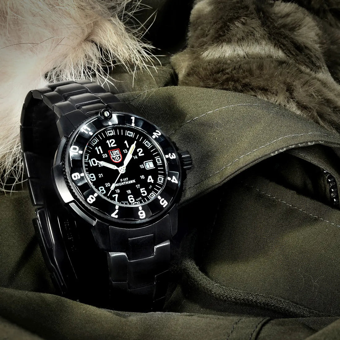 LUMINOX ルミノックス F-117Nighthawkメンズ 腕時計3400 F-117 NIGHTHAWK™ 3400 シリーズ Ref.3402.HERITAGE JAPAN