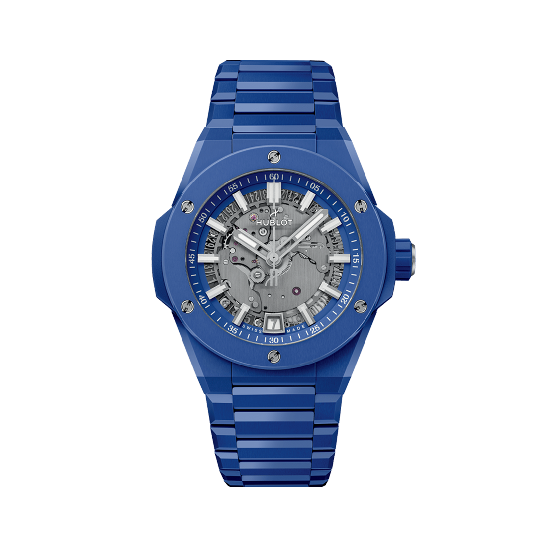 ビッグ・バン インテグレーテッド タイムオンリー ブルーインディゴセラミック 40mm (2024年モデル)