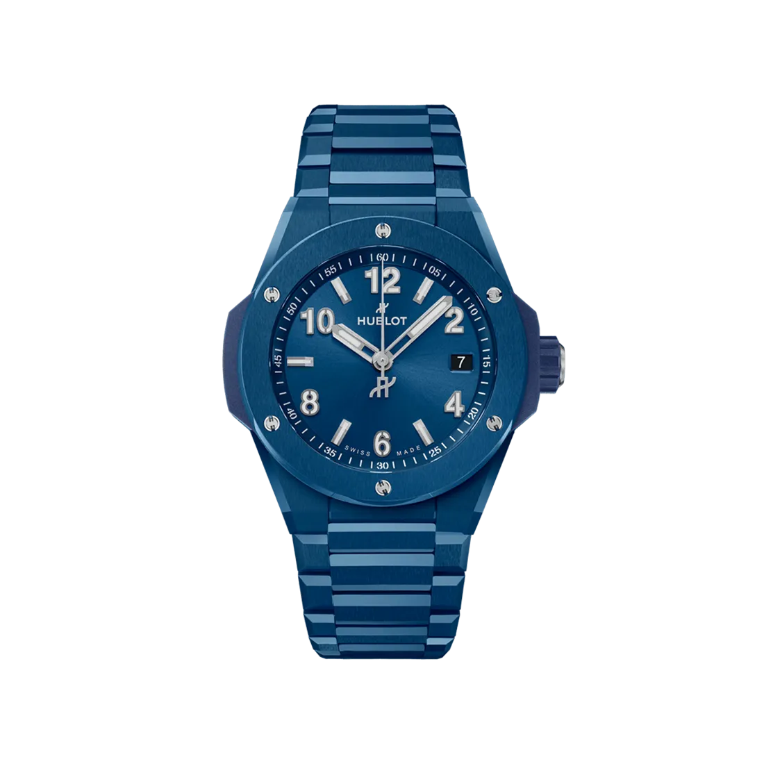 ビッグ・バン インテグレーテッド タイムオンリー ブルー 38mm (2024年モデル)