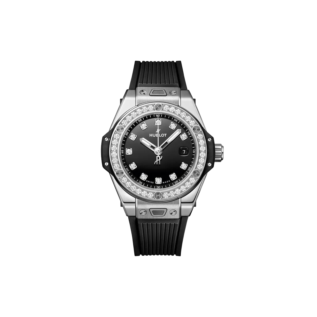 ビッグ・バン ワンクリック スチール ダイヤモンド 33mm