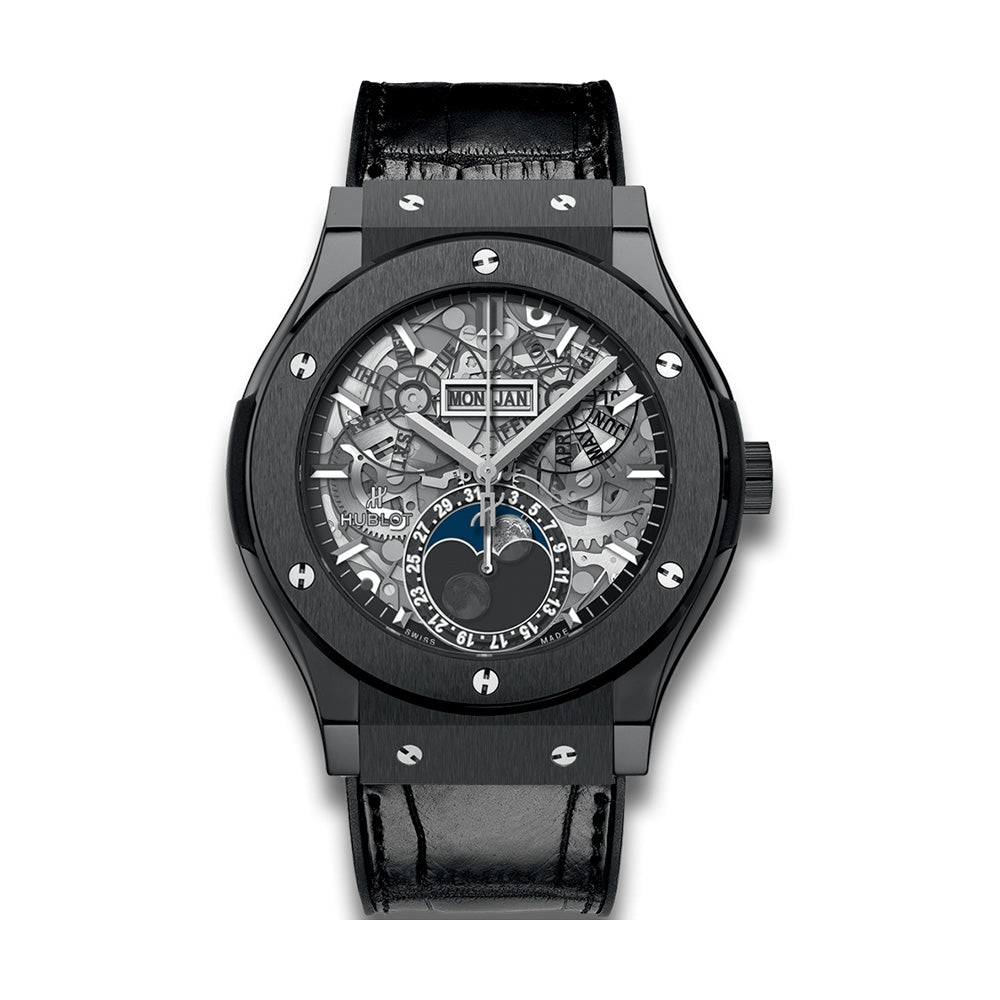 Classic Fusion Aerofusion Moonphase Blackmagic 45mm