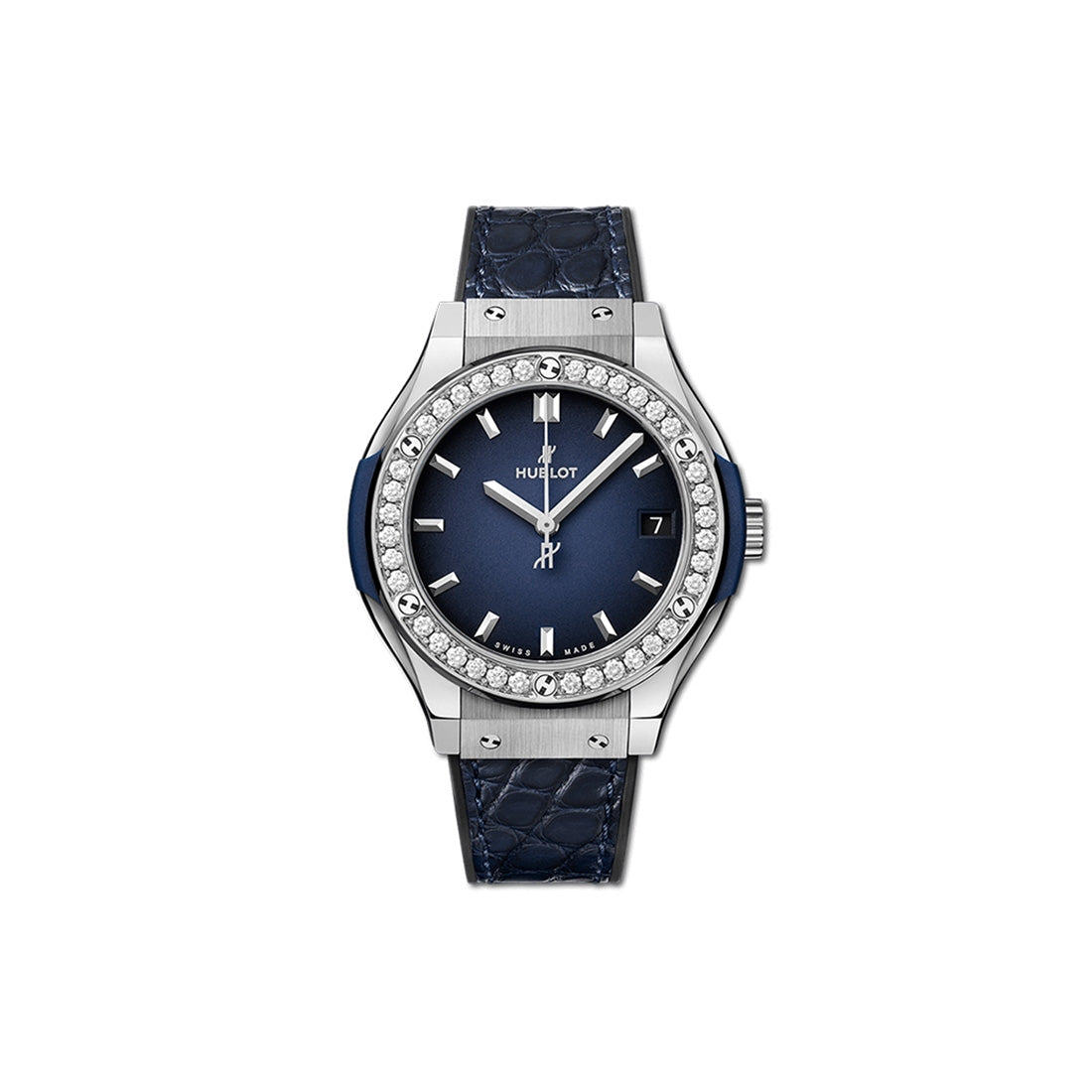 クラシック・フュージョン チタニウム ディープブルー ダイヤモンド 33mm (日本限定)