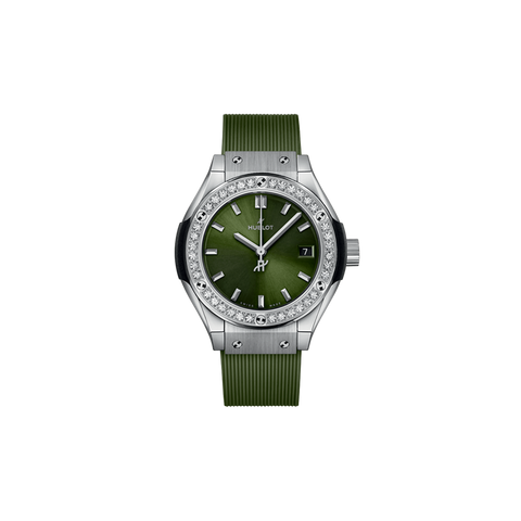 生産終了 / クラシック・フュージョン チタニウム グリーン ダイヤモンド 29mm (2024年モデル)