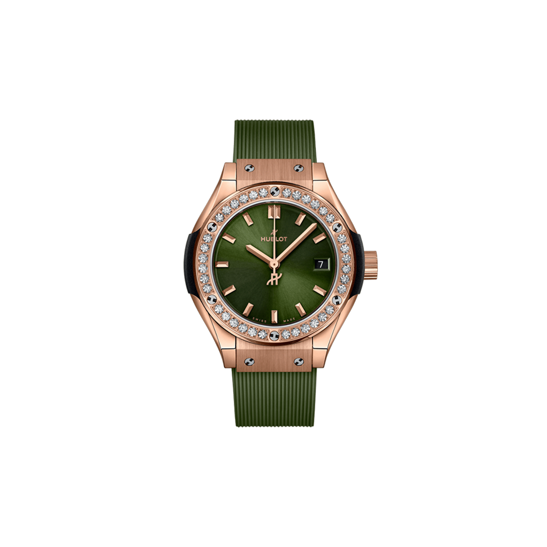 生産終了 / クラシック・フュージョン キングゴールド グリーン ダイヤモンド 29mm (2024年モデル)