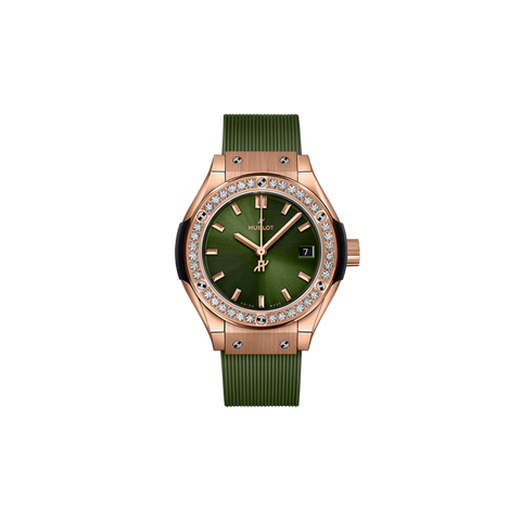 生産終了 / クラシック・フュージョン キングゴールド グリーン ダイヤモンド 29mm (2024年モデル)