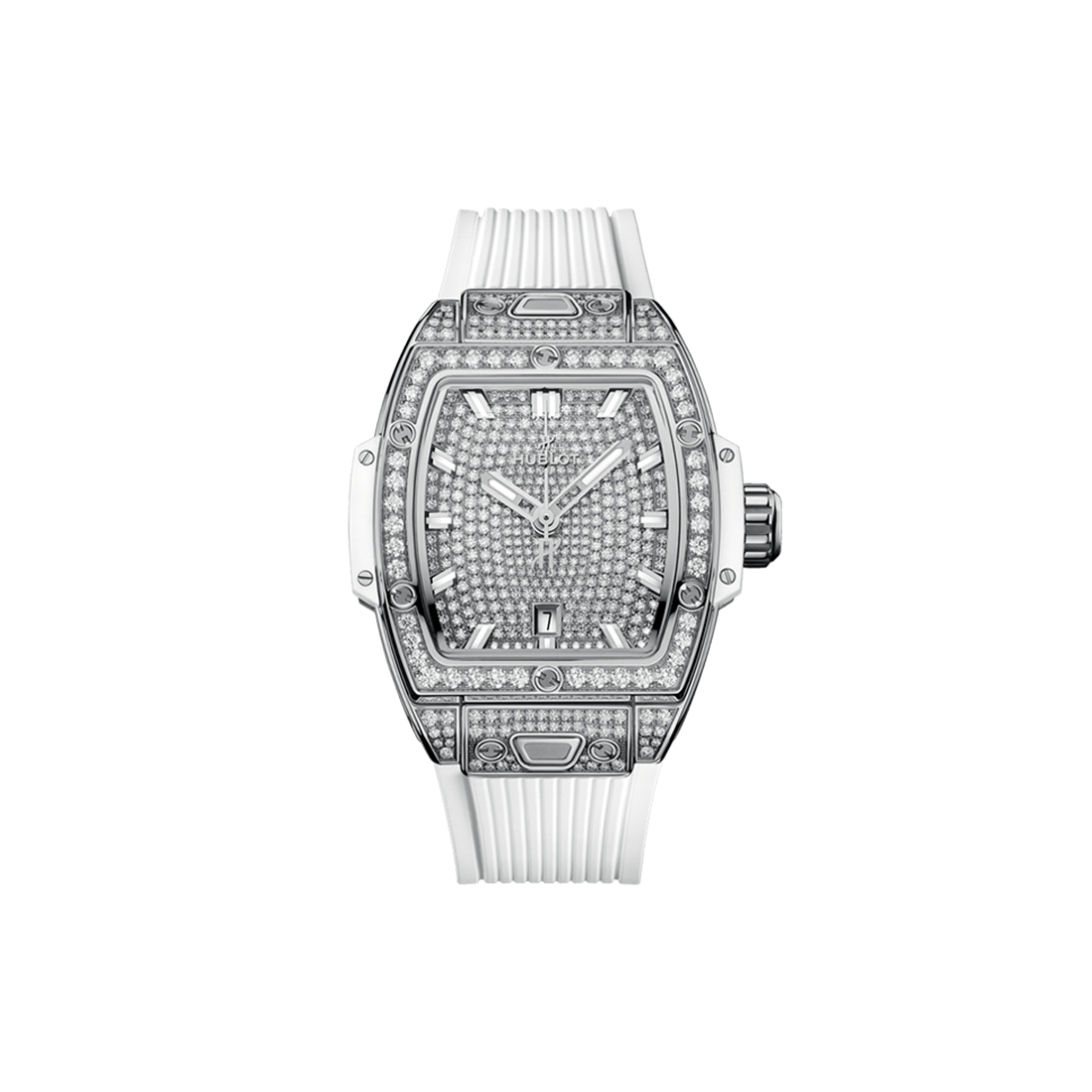 スピリット オブ ビッグ・バン スチール ホワイト フルパヴェ 32mm (2024年モデル)