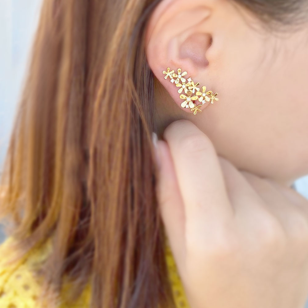 fleur-brillant earrings