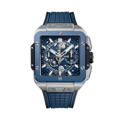 スクエア・バン ウニコ チタニウム ブルーセラミック 42mm (2024年モデル)